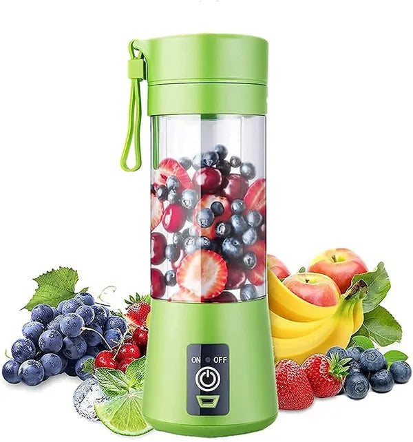 6 Blades Rechargeable Portable Electric USB Juicer Bottle Blender for Making Juice,Travel Juicer for Fruits and Vegetables,Fruite Juice Maker Machine (multi) (Small)