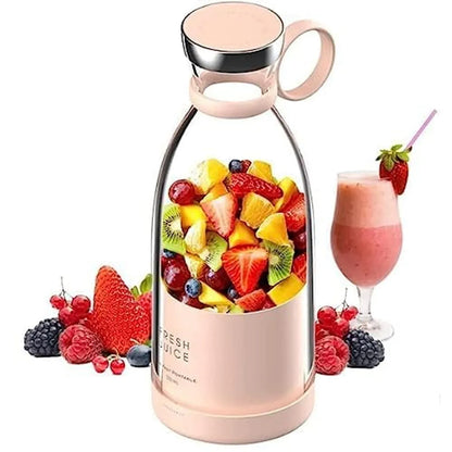 Portable Usb Juicer Bottle Mixer Blender Smoothie Maker Grinder With 4 Stainless Steel Blades 2000Mah 350Ml For Fruits